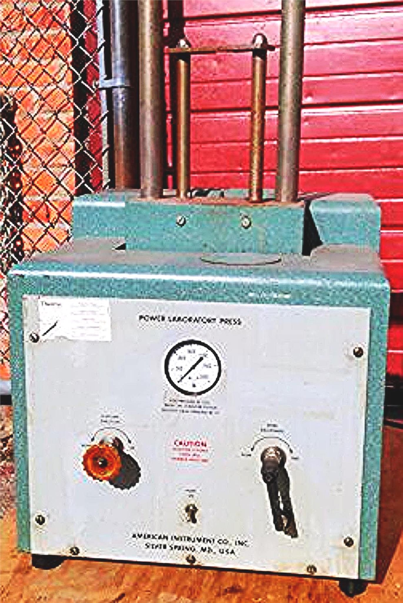 SLM AMINCO FRENCH PRESSURE CELL LABORATORY PRESS 3000psi Pressure WATCH VIDEO