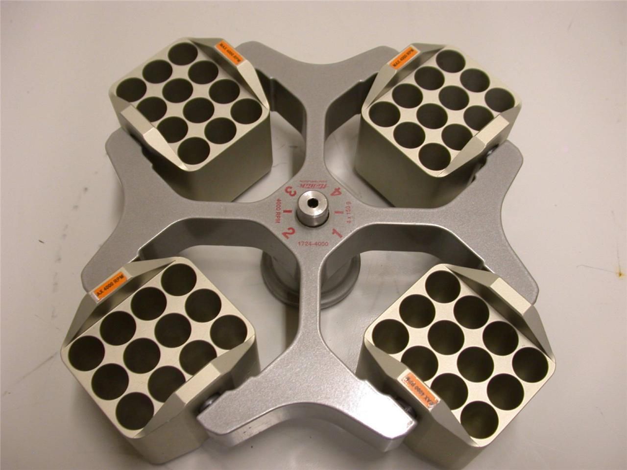 HETTICH ZENTRIFUGEN 1724 CENTRIFUGE SWING OUT ROTOR 4 BUCKETS for Rotina 38 R