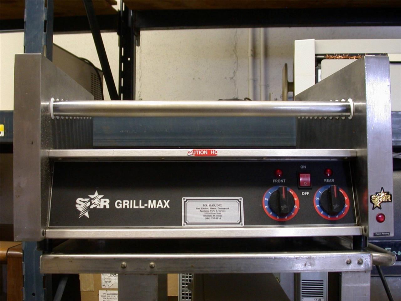 STAR 30C GRIL-MAX SEAL-MAX COMMERCIAL DOUBLE HOT DOG ROLLER MACHINE FREE SHIP