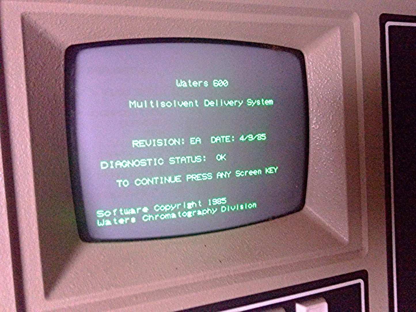 WATERS 600 MULTISOLVENT DELIVERY SYSTEM CONTROLLER WARRANTY WATCH VIDEO FREESHIP