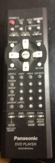 PANASONIC DVD PLAYER REMOTE CONTROL N20AJB000043