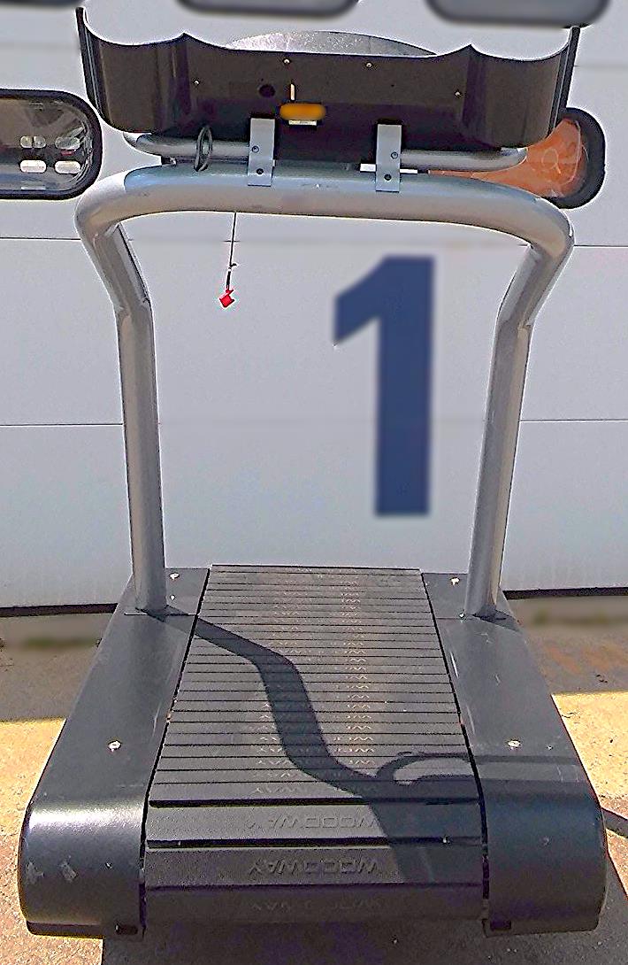WOODWAY TREADMILL DESMO S WORKS GREAT WATCH VIDEO HERE