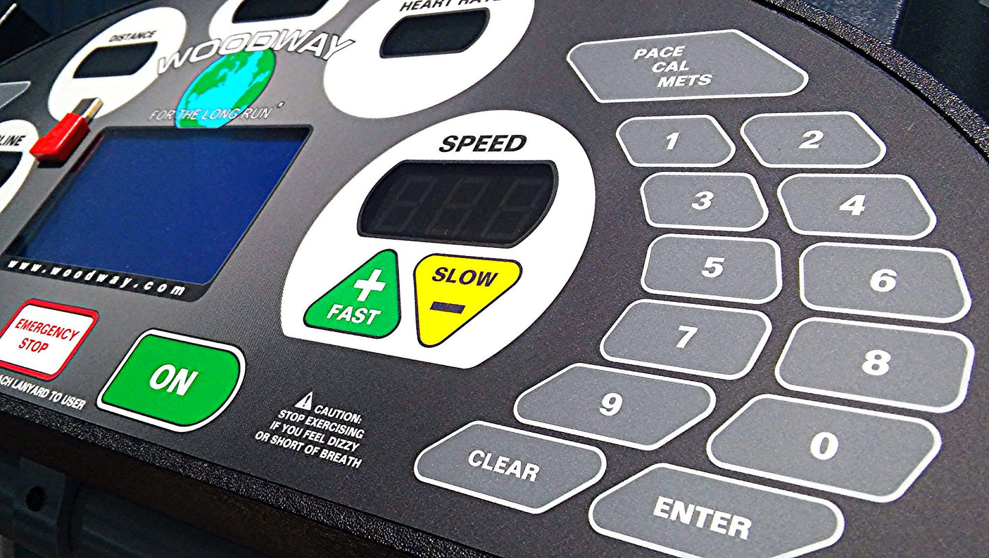 WOODWAY TREADMILL DESMO S WORKS GREAT WATCH VIDEO HERE