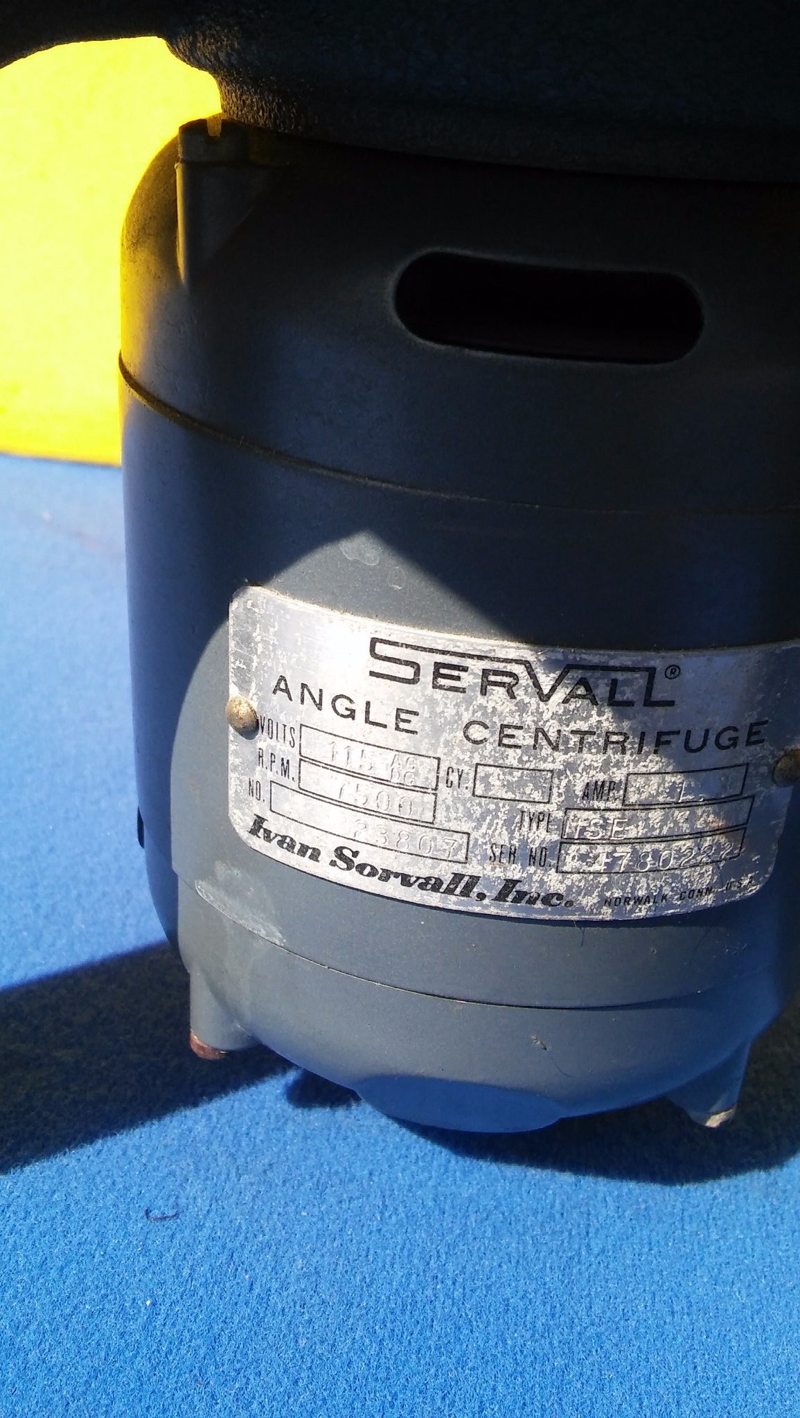 SORVALL SERVAL ANGLE CENTRIFUGE WATCH VIDEO FreeShip