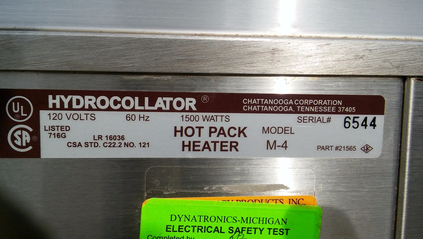 CHATTANOOGA HYDROCOLLATOR HOT PACK HEATER MODEL M-4 1000 WATTS