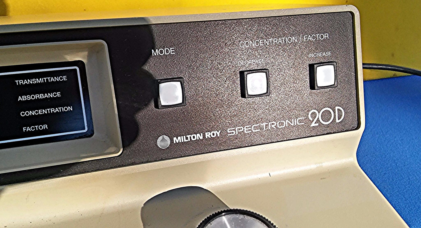 WORKING PERFECTLY MILTON ROY SPECTROMETER 20D WATCH VIDEO FREE SHIPPING