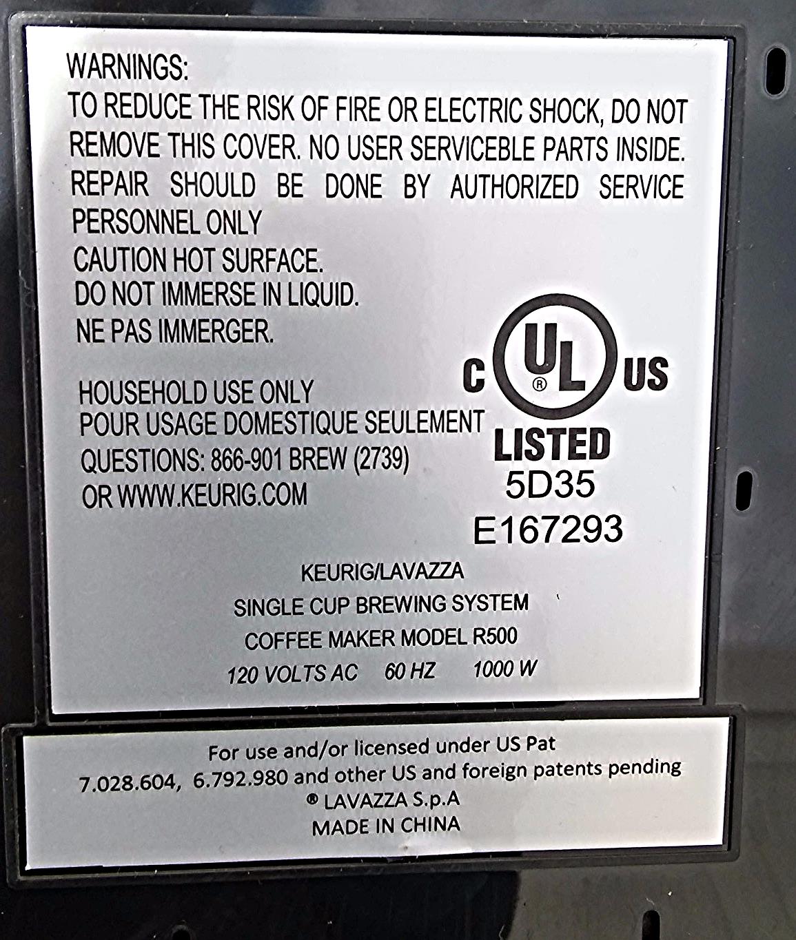 KEURIG LAVAZZA COFFEE FOR PARTS FREE SHIPPING