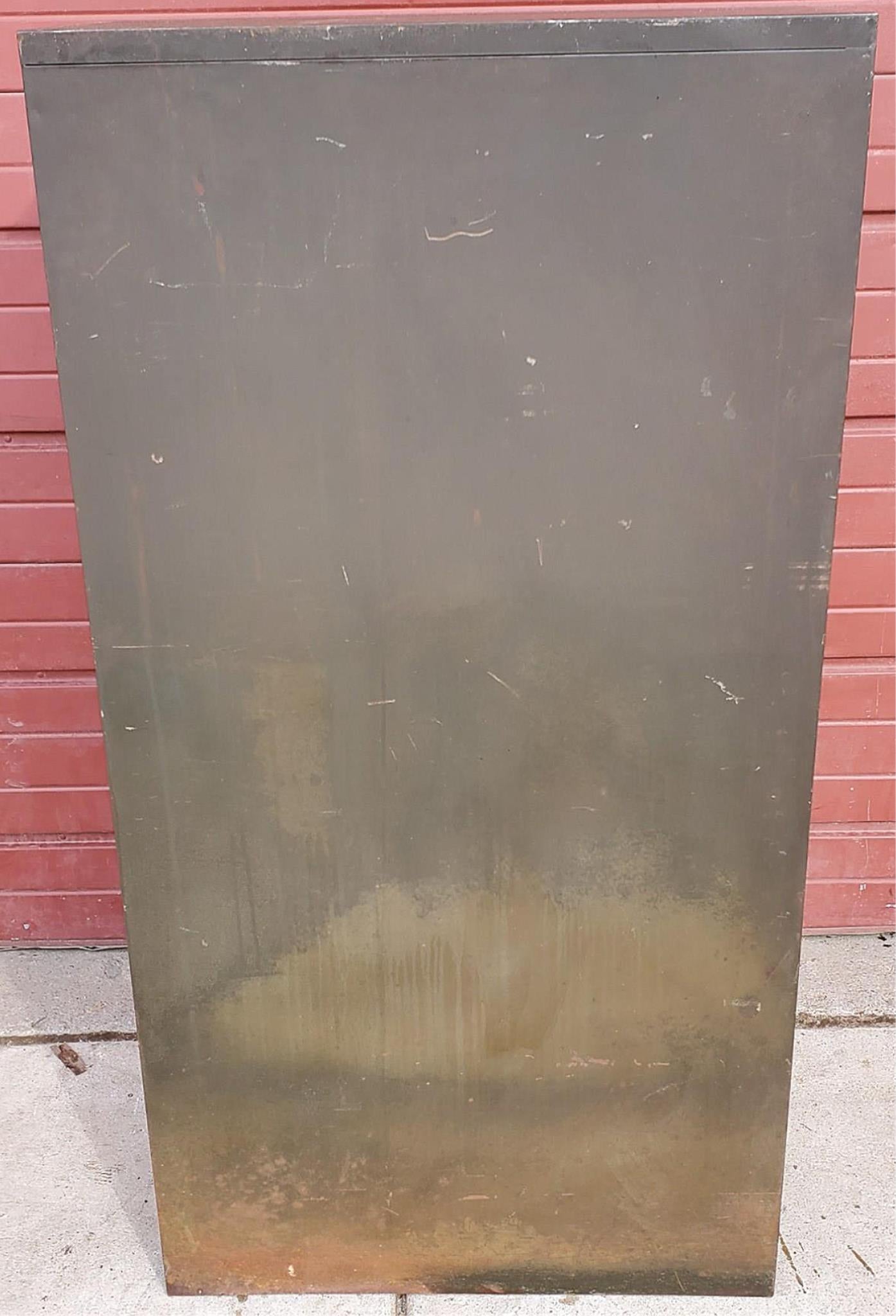 1950's STEELCASE WINE COLLECTIBLE GUN TOOL STORAGE BIN CABINET 7 PULLOUT DRAWERS
