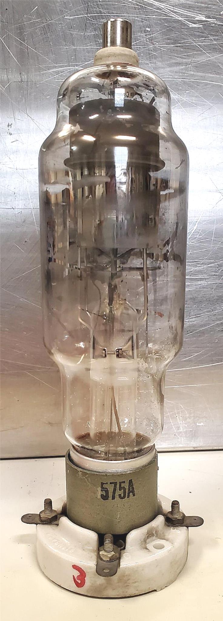 100% MILITARY RCA 575A VACUUM TUBE 575A = VT-187 = F575A = WL-575A FREE SHIPPING