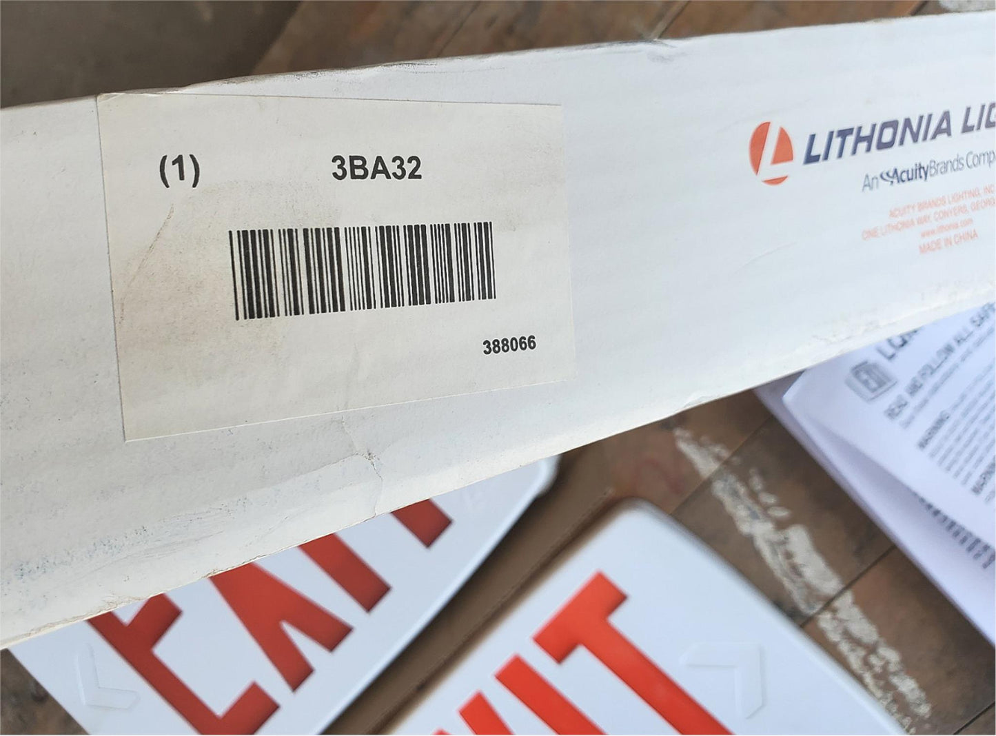 LITHONIA LIGHTING LQM S W3R 120/277 EL N M6 QUANTUM LED EMERGENCY EXIT SIGN