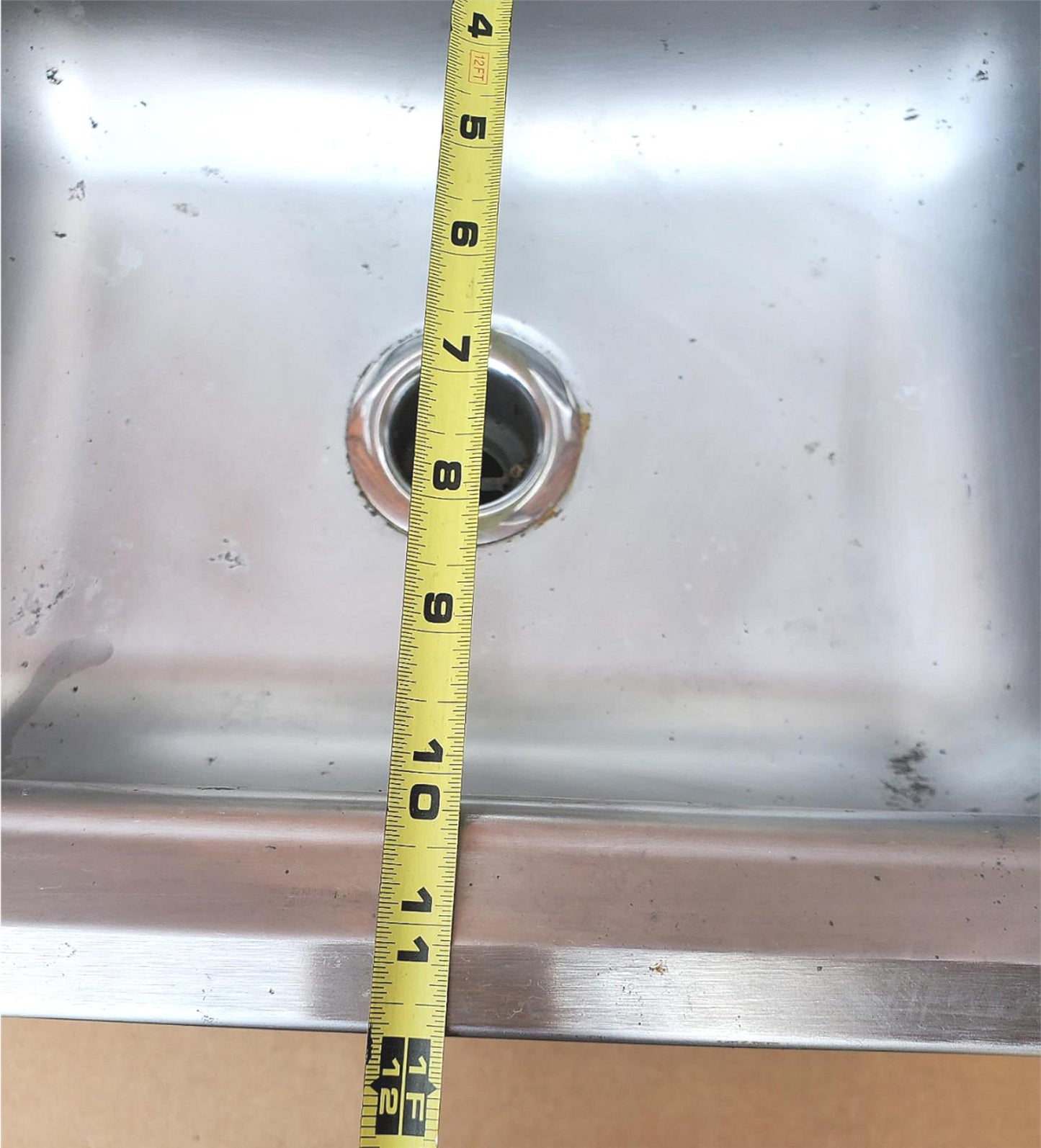 JOHN BOOS 17 x 15.5 x 5 ST STEEL COMMERCIAL SINK with HOT & COLD FAUCET FREESHIP