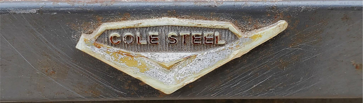 1950s VERYBIG 53"x42"x16" COLE STEEL 5 DRAWER STEEL MAP FILE INDUSTRIAL FREESHIP