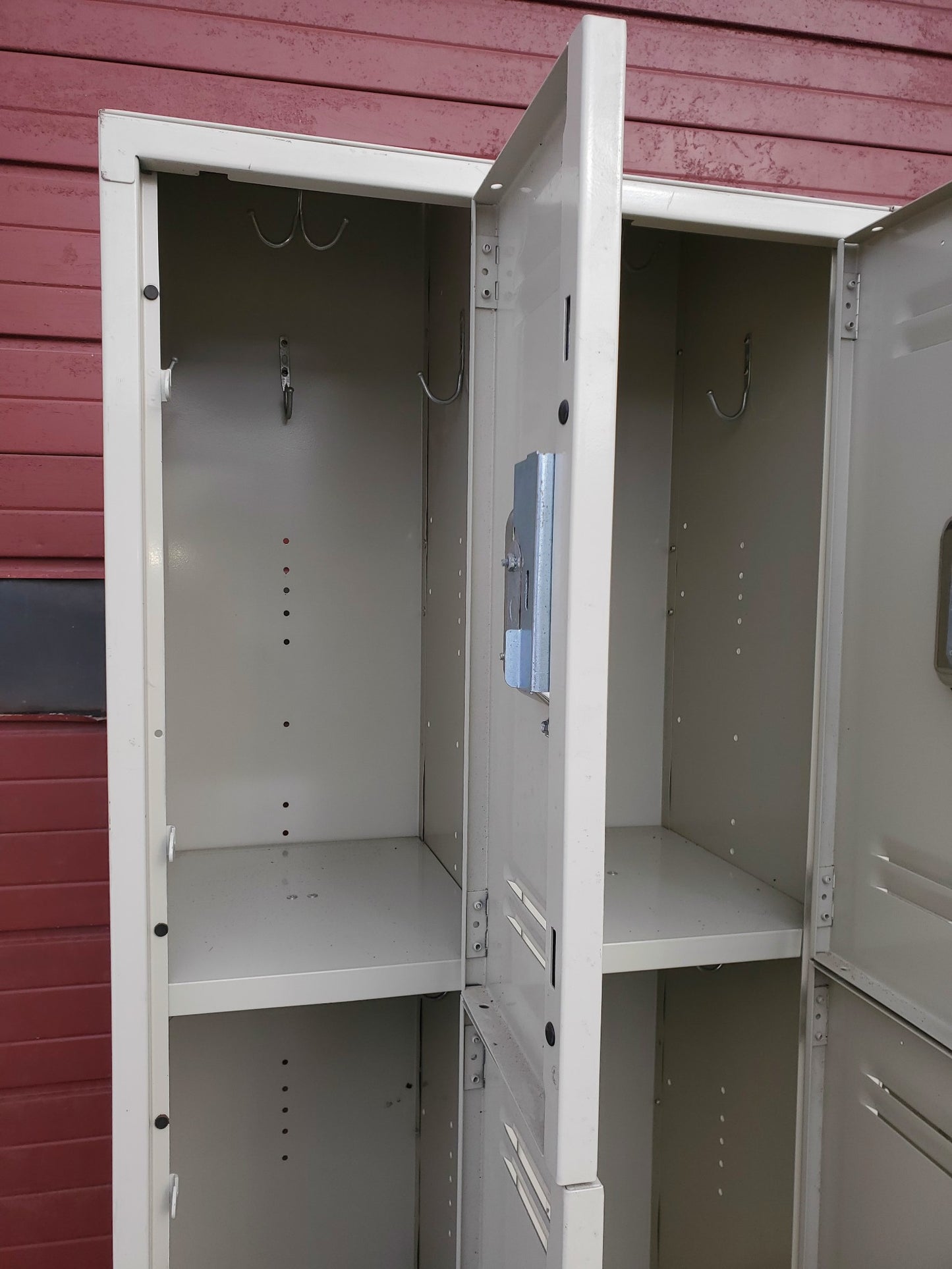 LYON 9 DOOR LOCKER SECURITY SYSTEM 3 Tier Box 36 W x 15" D x 83" H FREE SHIPPING