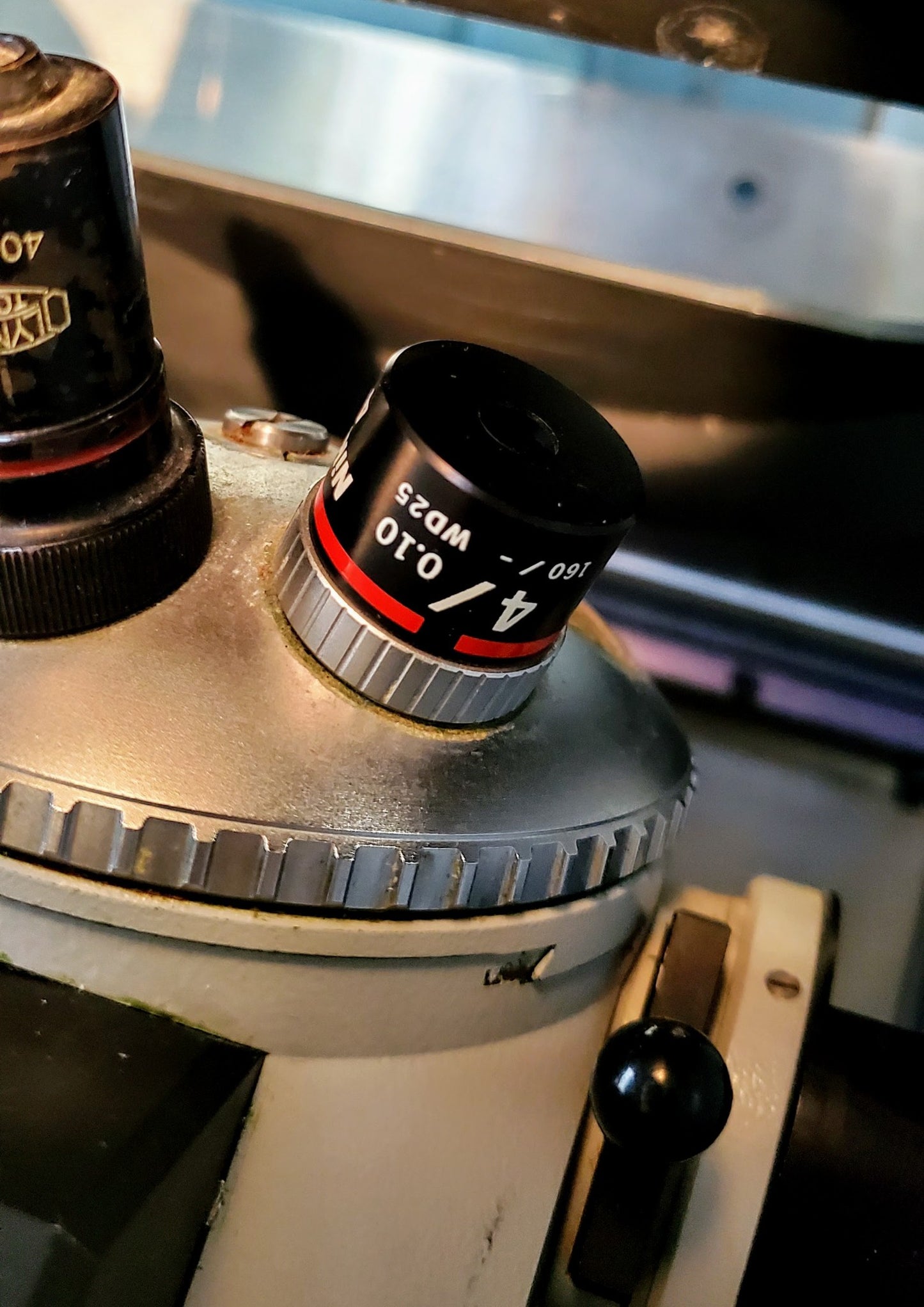 ZEISS IM INVERTED MICROSCOPE 3 OBJECTIVES 100% WORKING FREE SHIP WATCH VIDEO