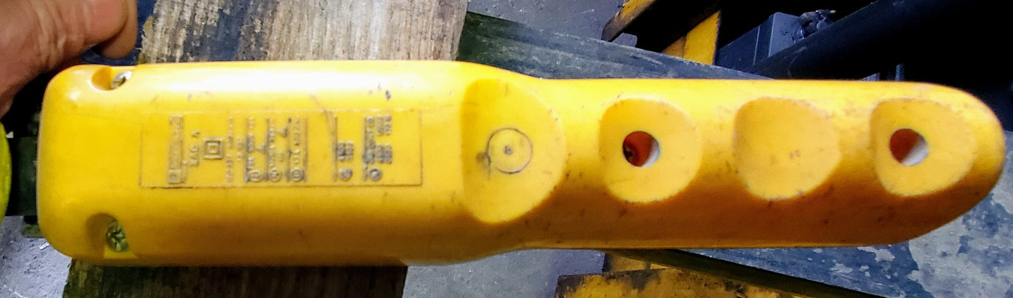 YALE BUDGIT MAN-GUARD 3-PHASE 3TON CHAIN HOIST PUSH TROLLEY MOUNT FREE SHIPPING
