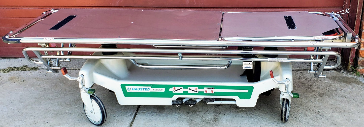 500lbs CAPACITY HAUSTED 462 HORIZON AIRGLIDE HOSPITAL TRANSPORT GURNEY STRETCHER