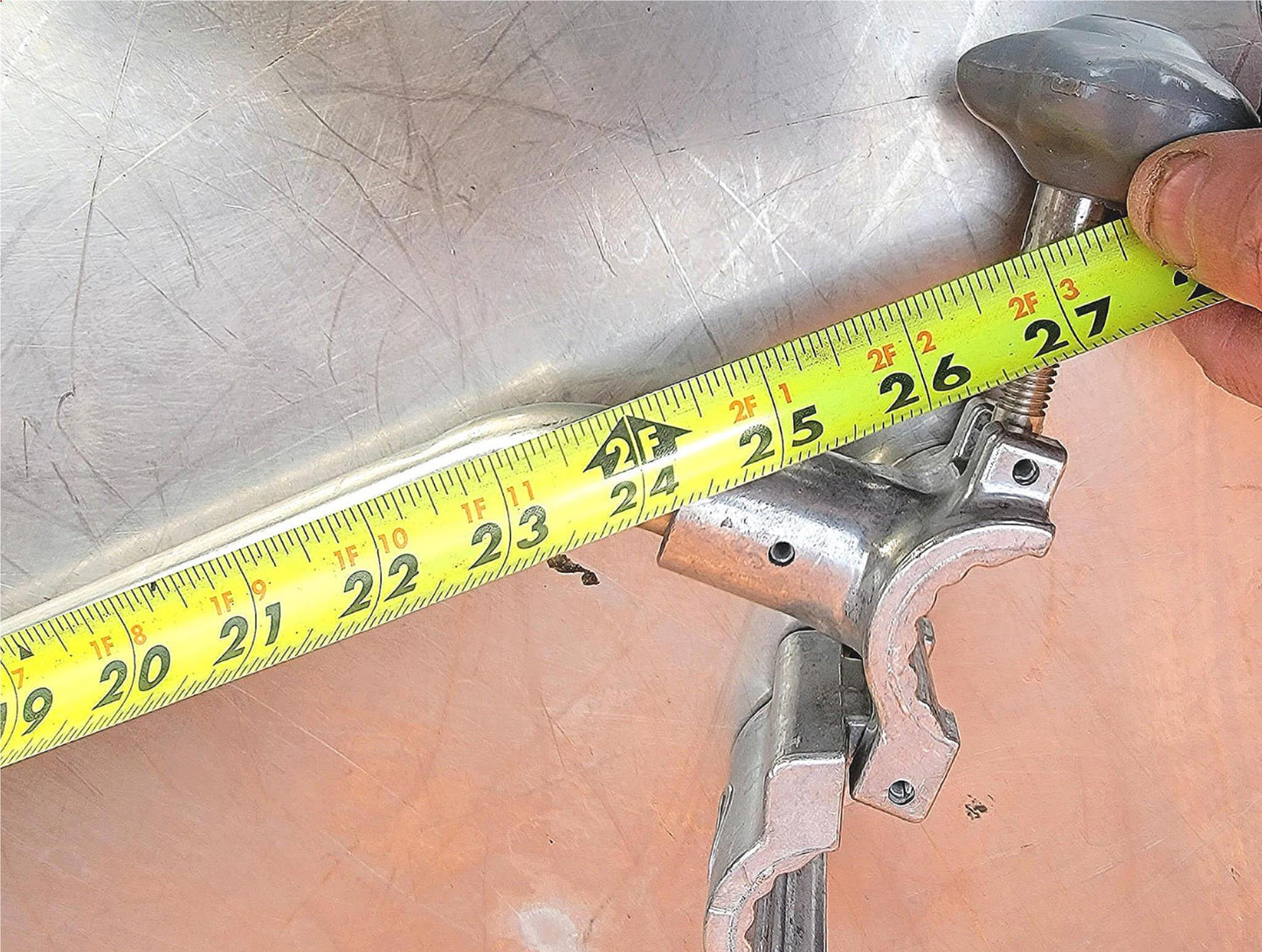 ZIMMER CHICK ORTHOPEDICS 24"inch ANGLED I.V. POST with CLAMP TRACTION FREESHIP