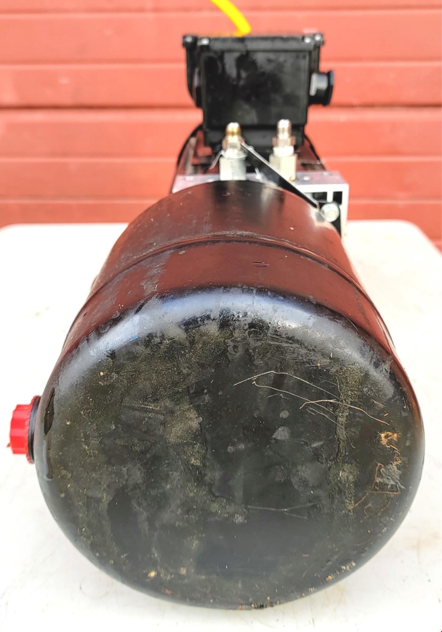 RARE KTI DUAL STAGE 110/220V HYDRAULIC PUMP STEEL RESERVOIR FREESHIP WATCH VIDEO