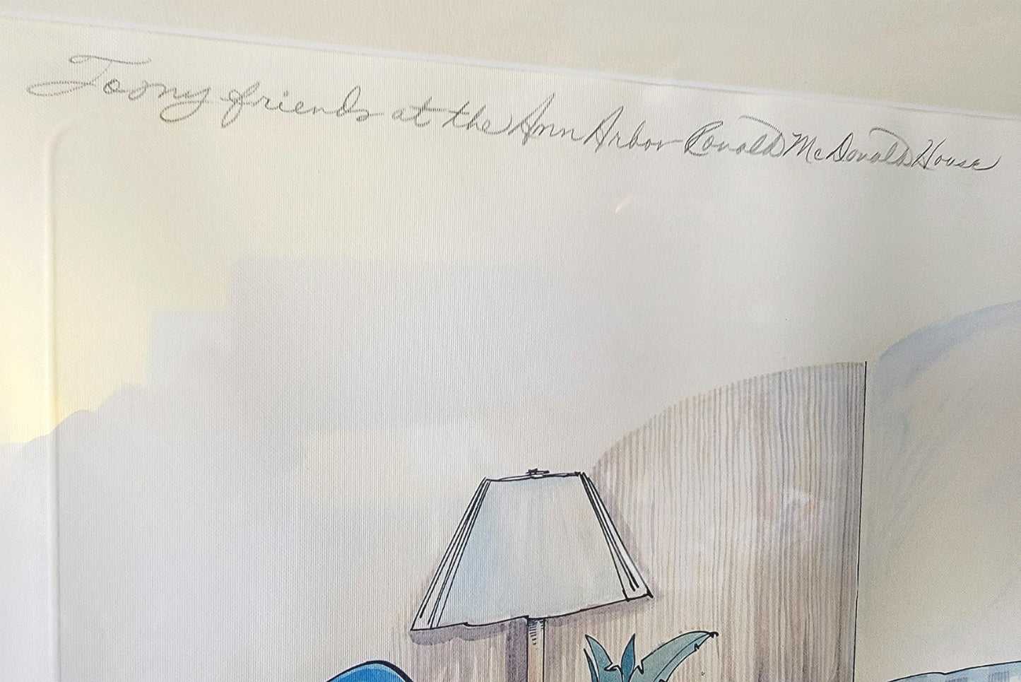 LYNN JOHNSTON "FOR BETTER OR FOR WORSE" ORIG FRAMED SIGNED 29x22" PRINT FREESHIP