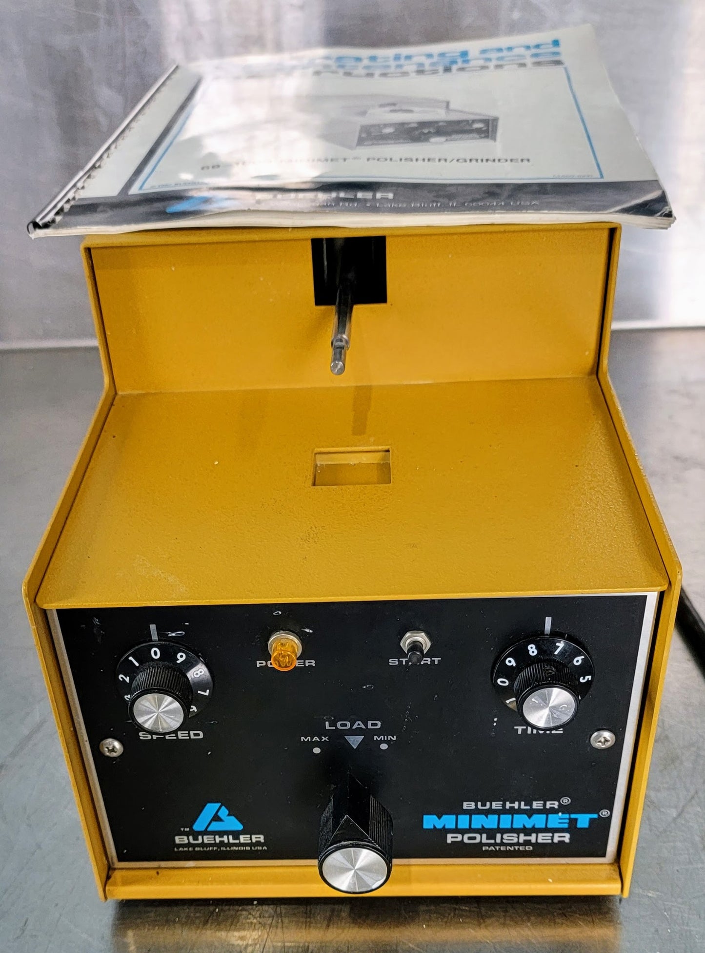 Working BUEHLER 60-1000 MINIMET POLISHER GRINDER with MANUAL WATCHVIDEO FREESHIP