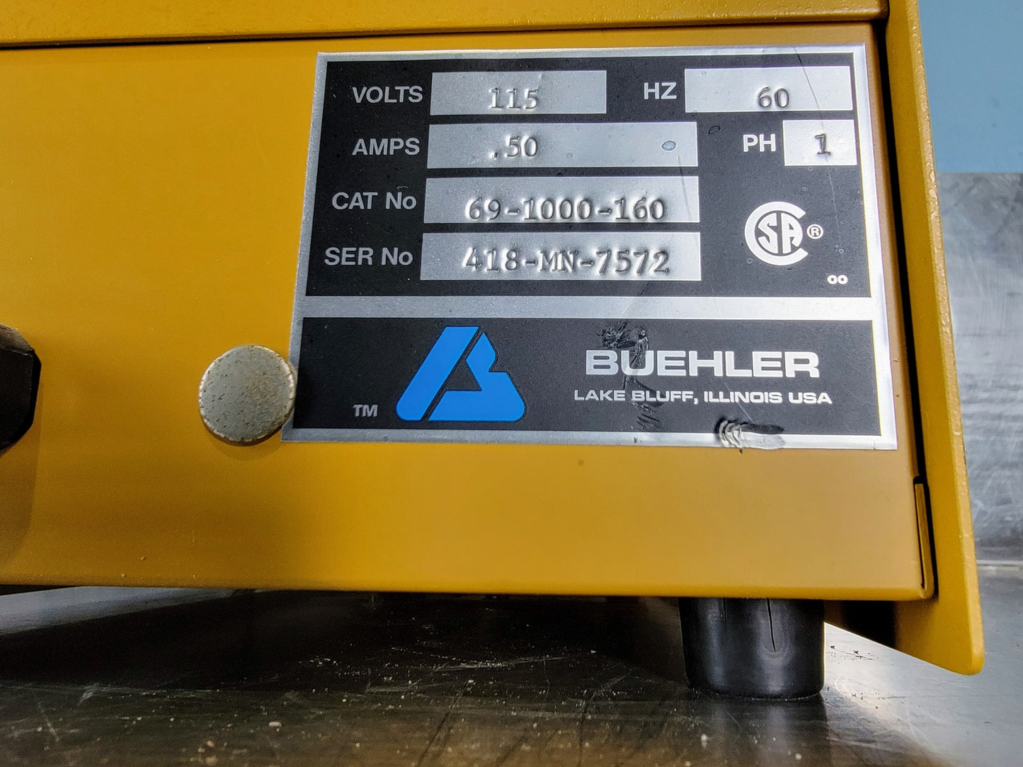 Working BUEHLER 60-1000 MINIMET POLISHER GRINDER with MANUAL WATCHVIDEO FREESHIP