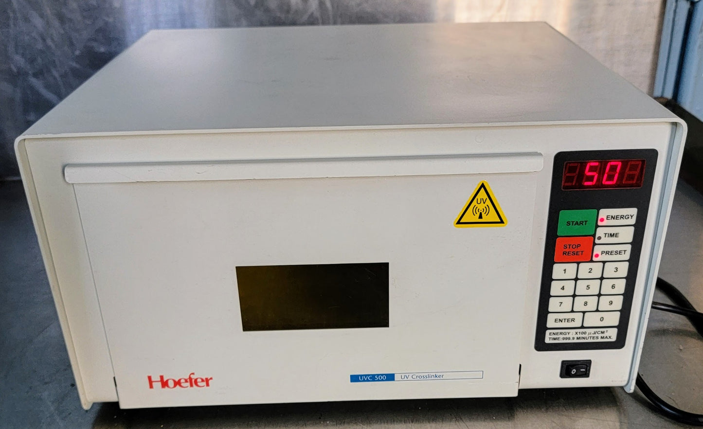 Working HOEFER UVC-500 CROSSLINKER with OPERATIONAL MANUAL WATCHVIDEO FREESHIP