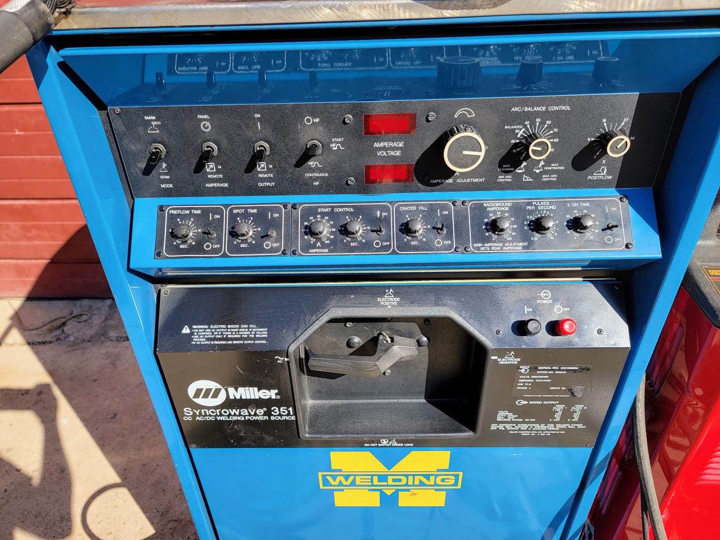 1PHASE MILLER TURNKEY SYNCROWAVE 351 TIG WELD / COOLARC 40 FREE SHIP