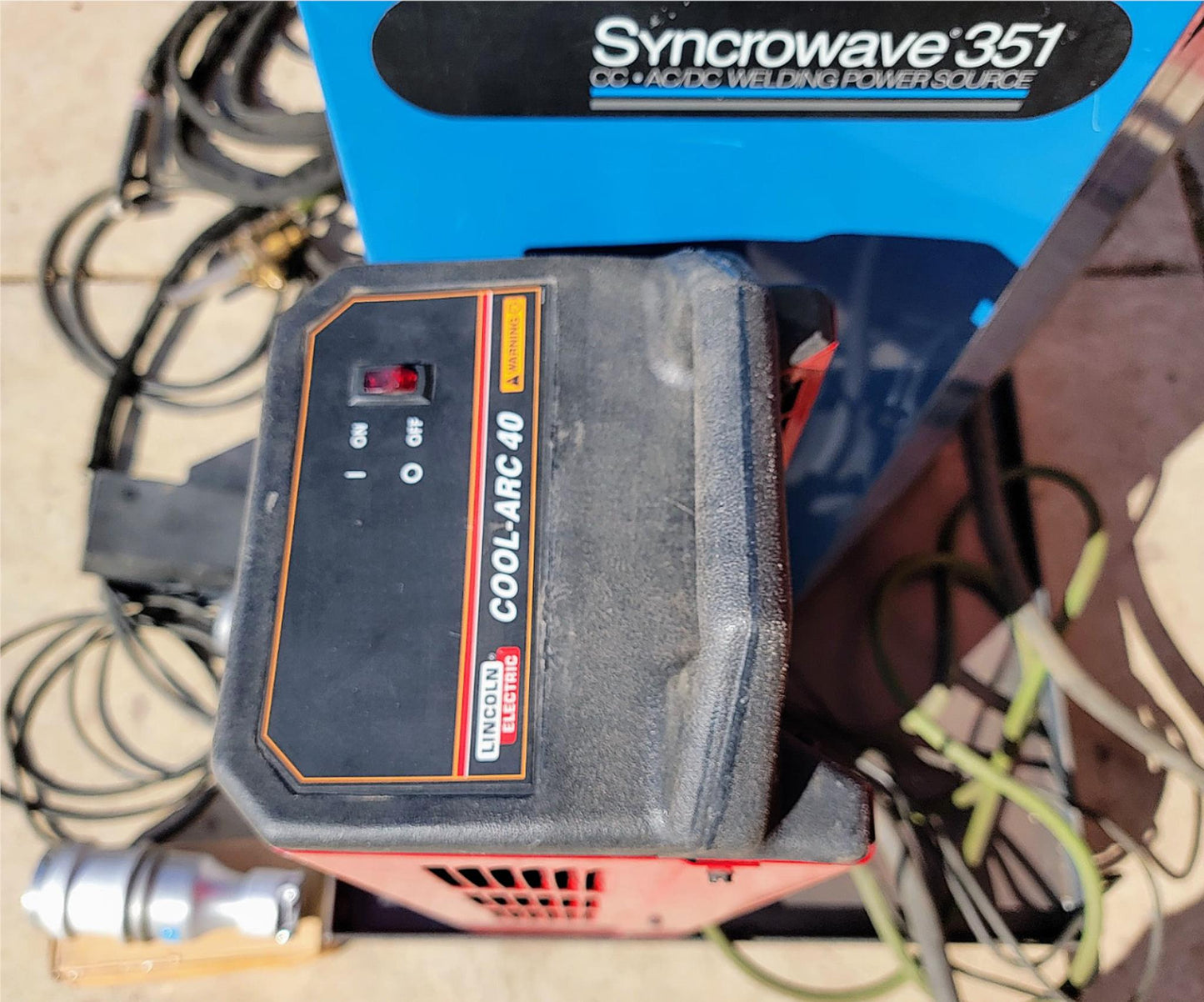 1PHASE MILLER TURNKEY SYNCROWAVE 351 TIG WELD / COOLARC 40 FREE SHIP