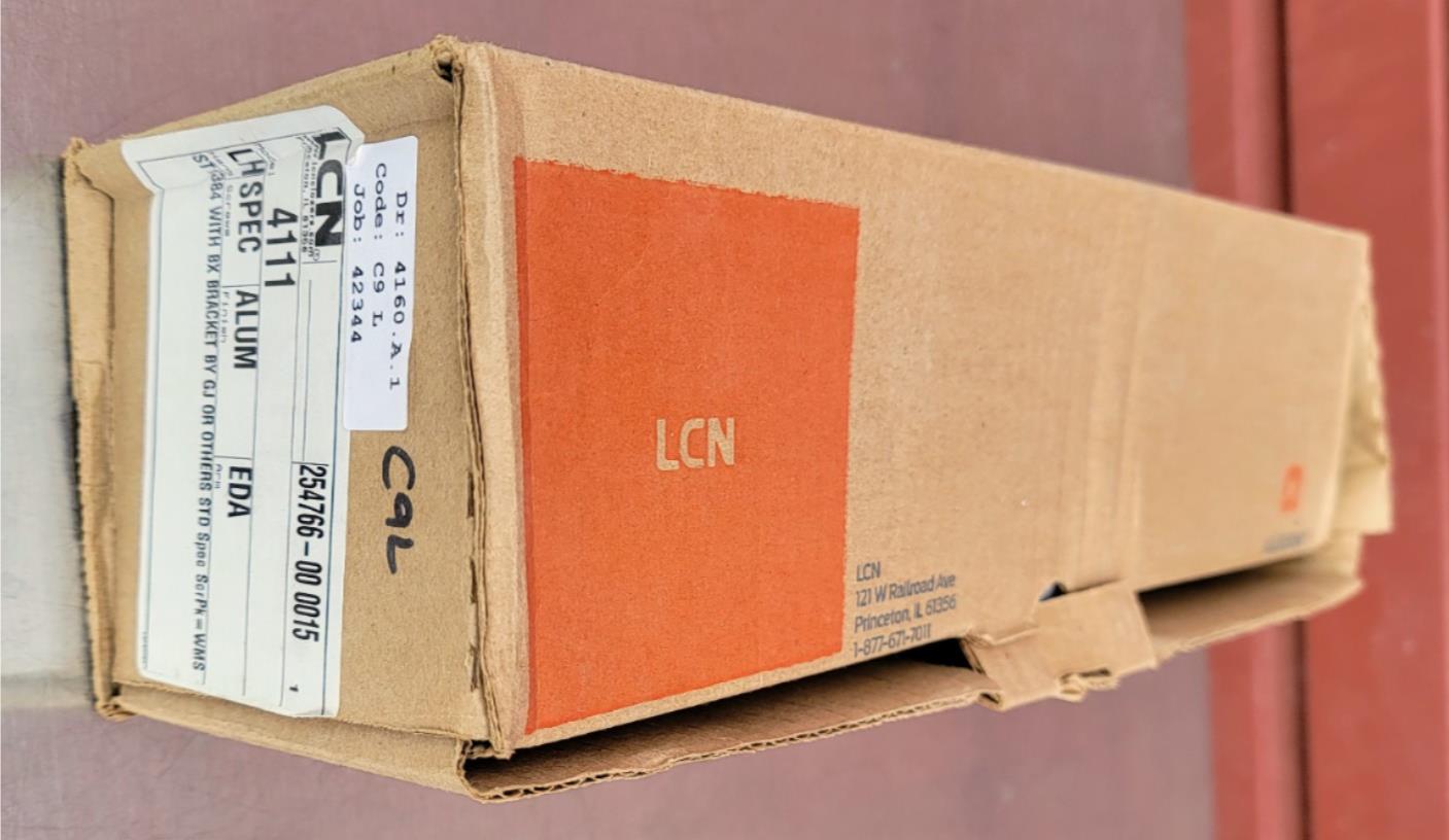 LCN 4111 254766 LEFT HANDED PARALLEL ARM PUSHSIDE HEAVYDUTY DOOR CLOSER WARRANTY