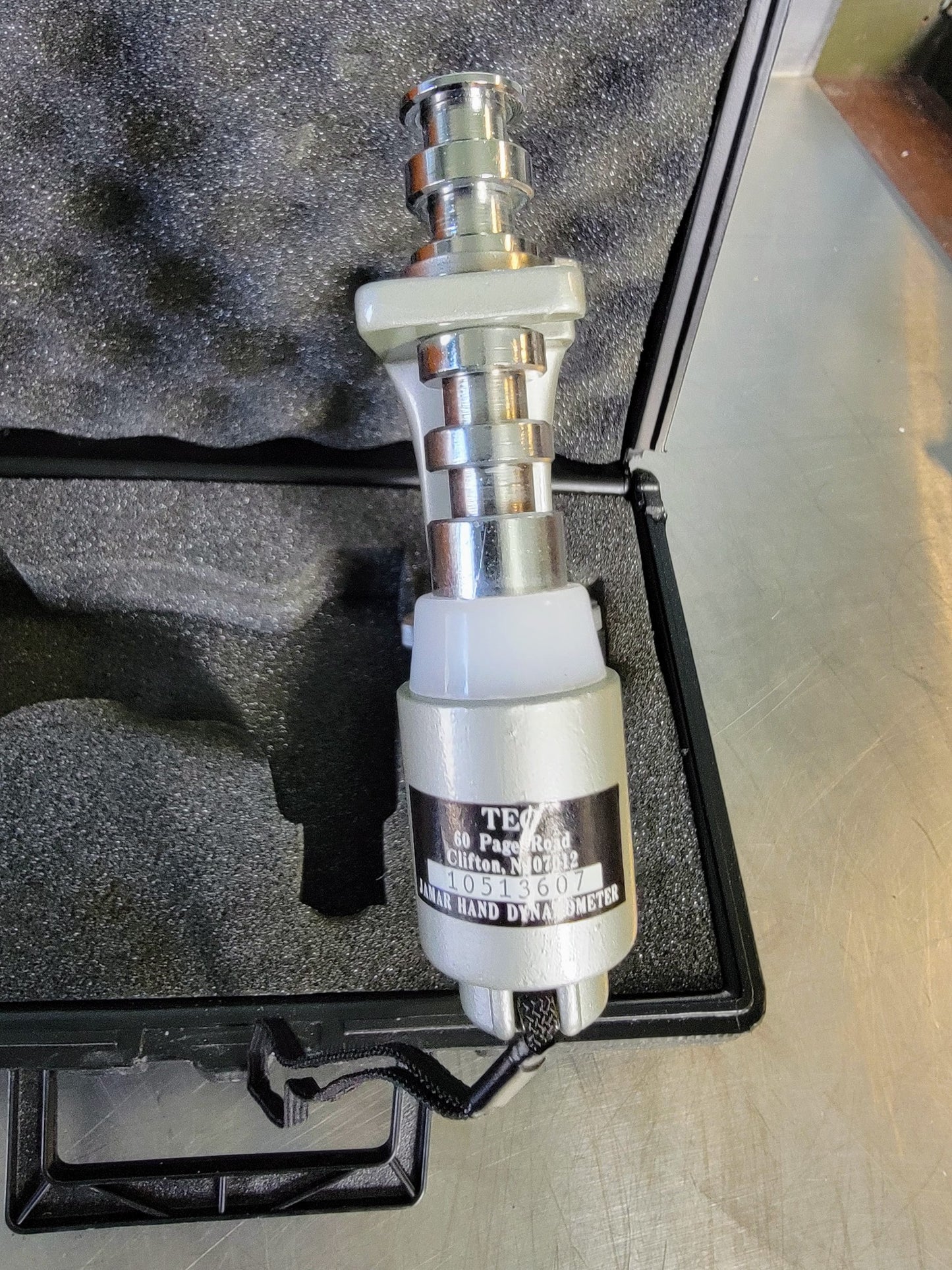 100% JAMAR 5030 J1 HYDRAULIC HAND DYNAMOMETER with CASE 0 - 200 Lbs FREESHIP