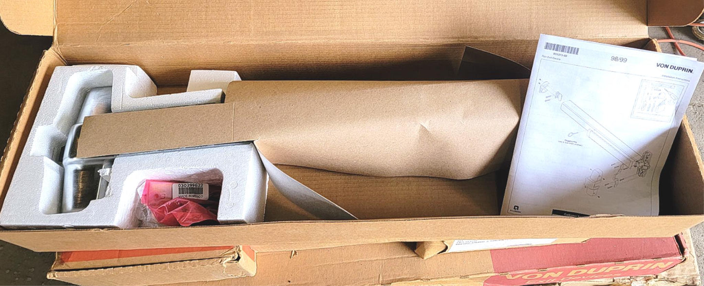 BRAND NEW VON DUPRIN ED9910005 EXIT DEVICE FREE SHIP