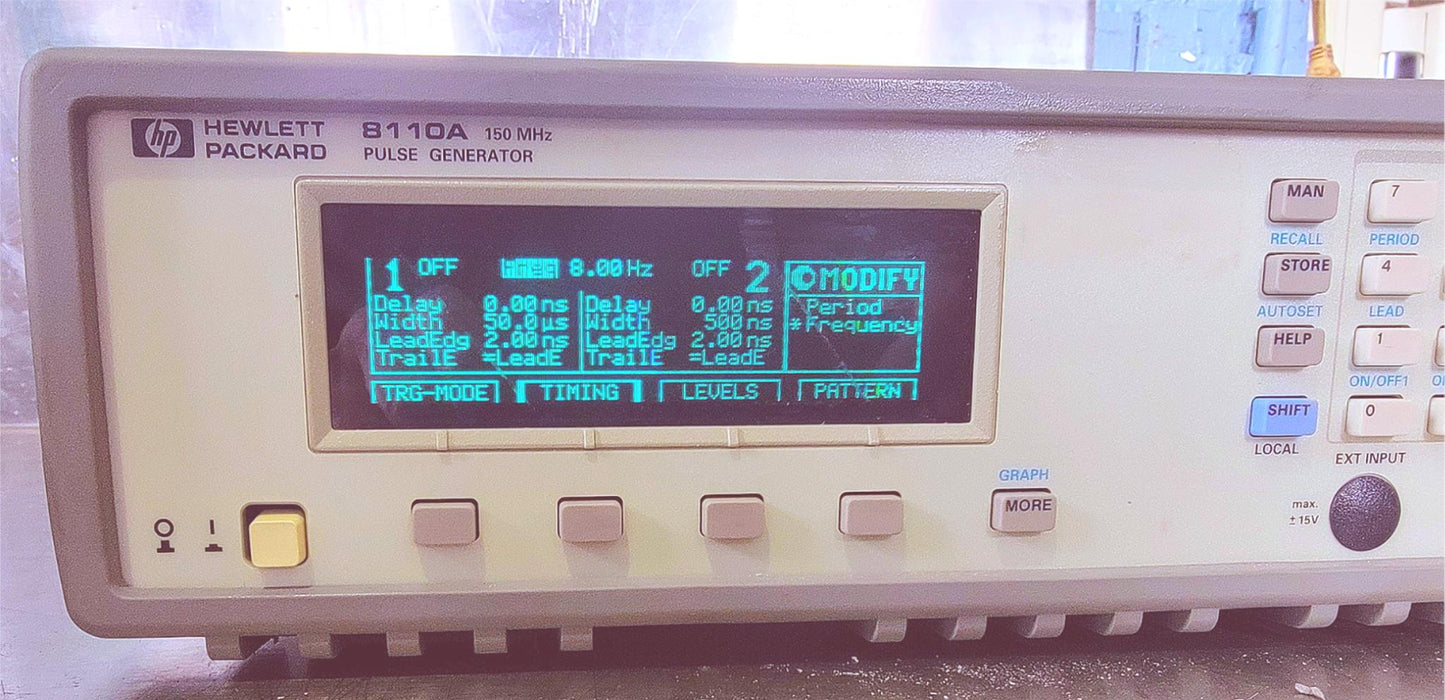 100% TESTED HEWLETT PACKARD 8110A PULSE GENERATOR 90-DAY-WARRANTY FREE SHIP