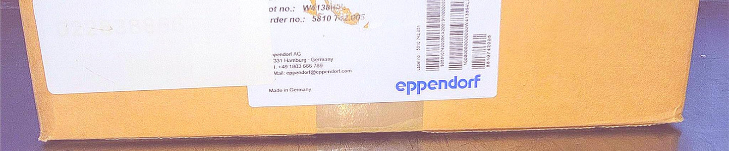 BRAND NEW EPPENDORF FA-34-6-38 ROTOR 6x50mL 5804, 5804R, 5810 or 5810R FREE SHIP