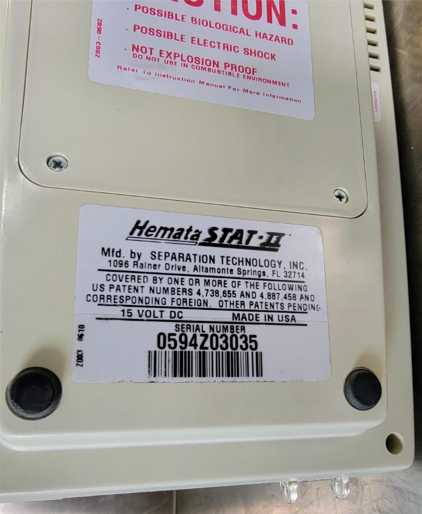 100%WARRANTY STI HEMATASTAT-II MICROHEMATOCRIT CENTRIFUGE TUBE HOLDER WATCHVIDEO