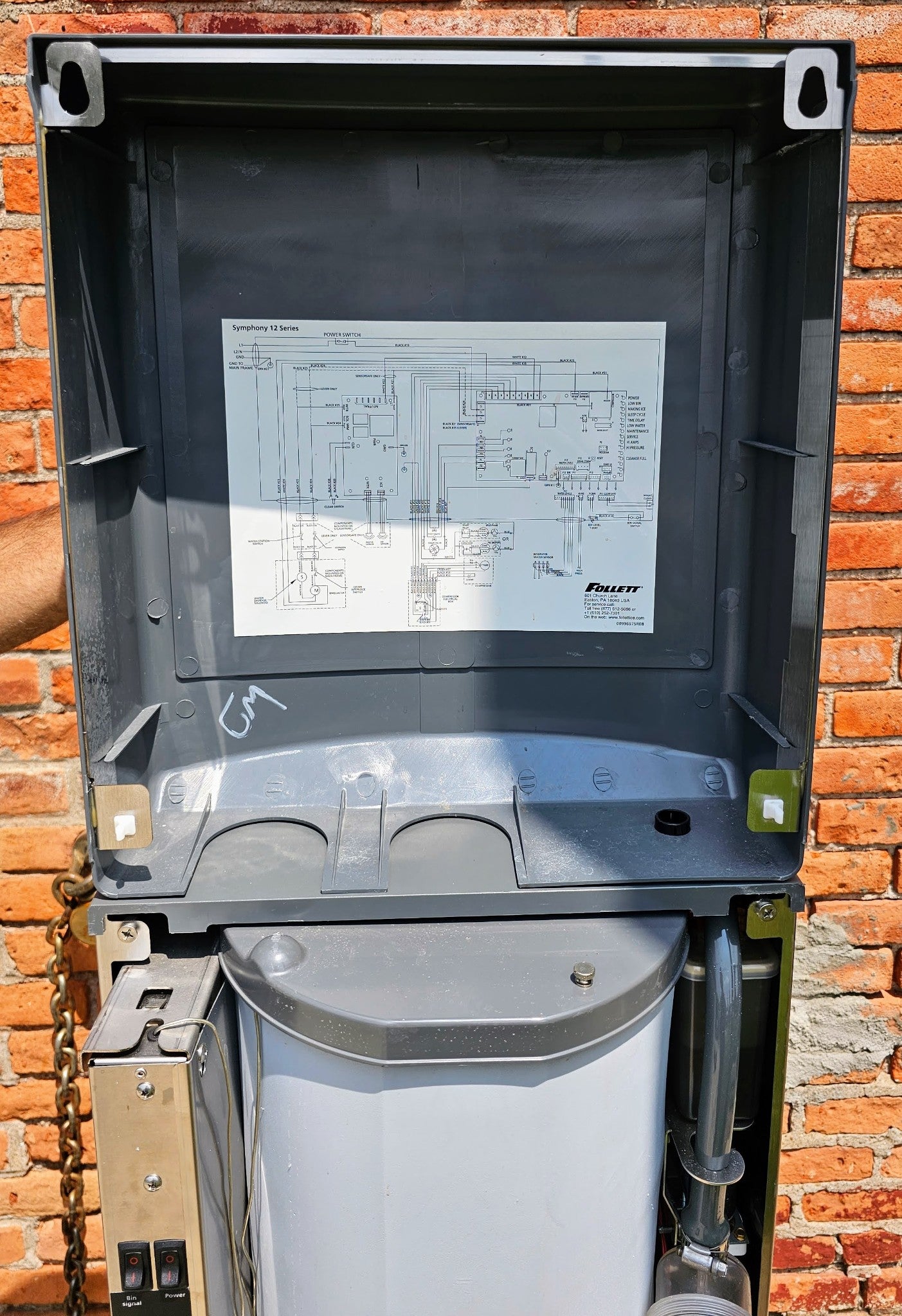 FOLLETT SYMPHONY PLUS 12CI425A CHEWBLET® COUNTERTOP 425lb/day ICE MAKER FREESHIP