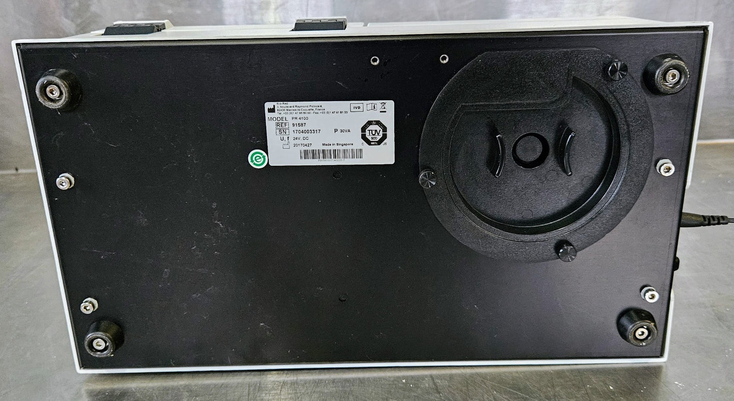UNTESTED* BIO-RAD PR 4100 ABSORBANCE MICROPLATE READER with POWER CORD FREE SHIP