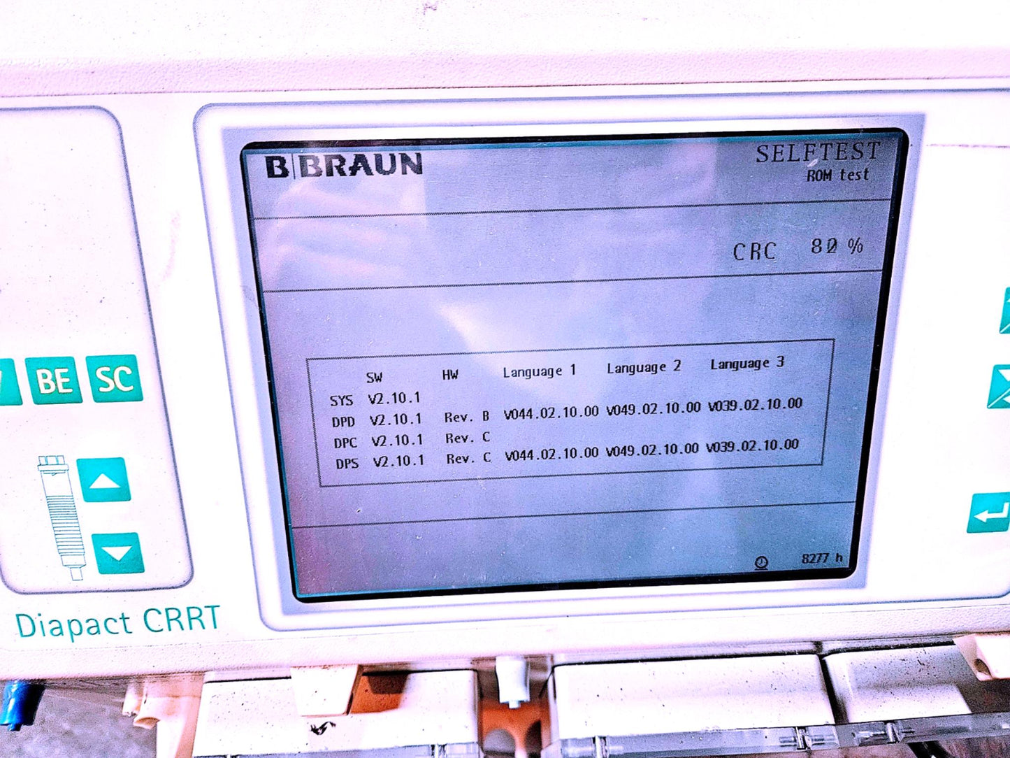 B BRAUN® DIAPACT CRRT DIALYSIS MACHINE *POWERS ON FINE* WATCH VIDEO FREE SHIP