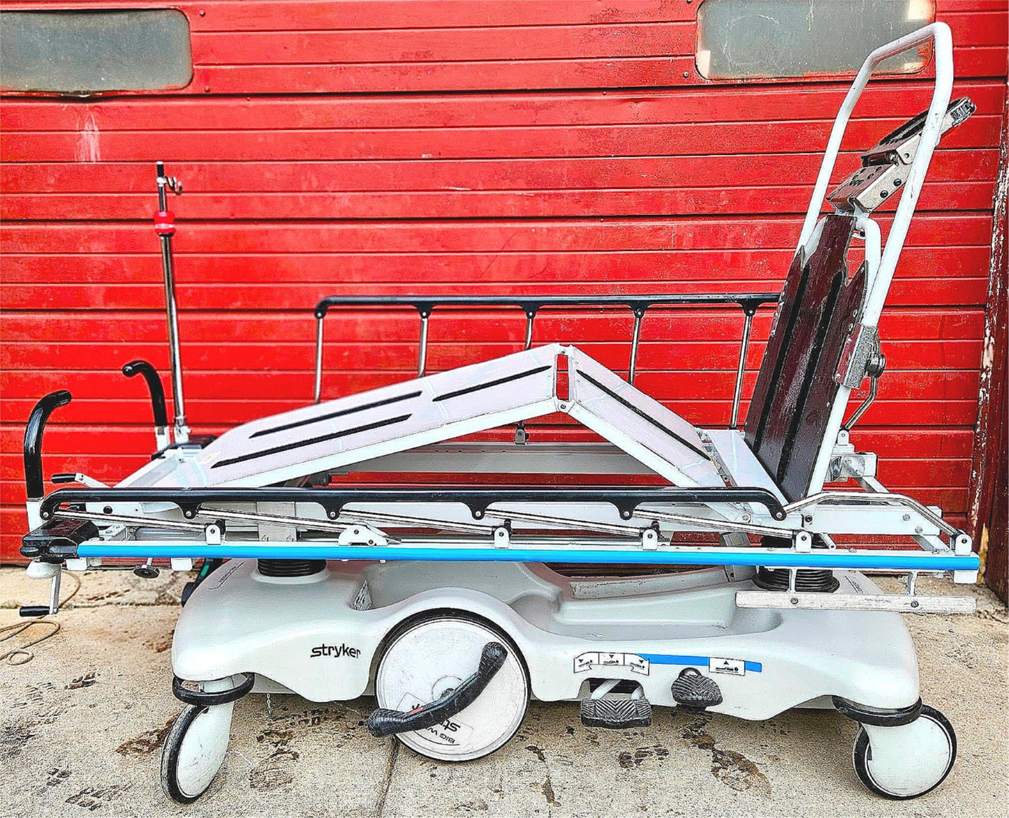 "BIG WHEEL" STRYKER 1079 EYE SURGERY GURNEY NO MATTRESS 90-DAY-WARRANTY FREESHIP