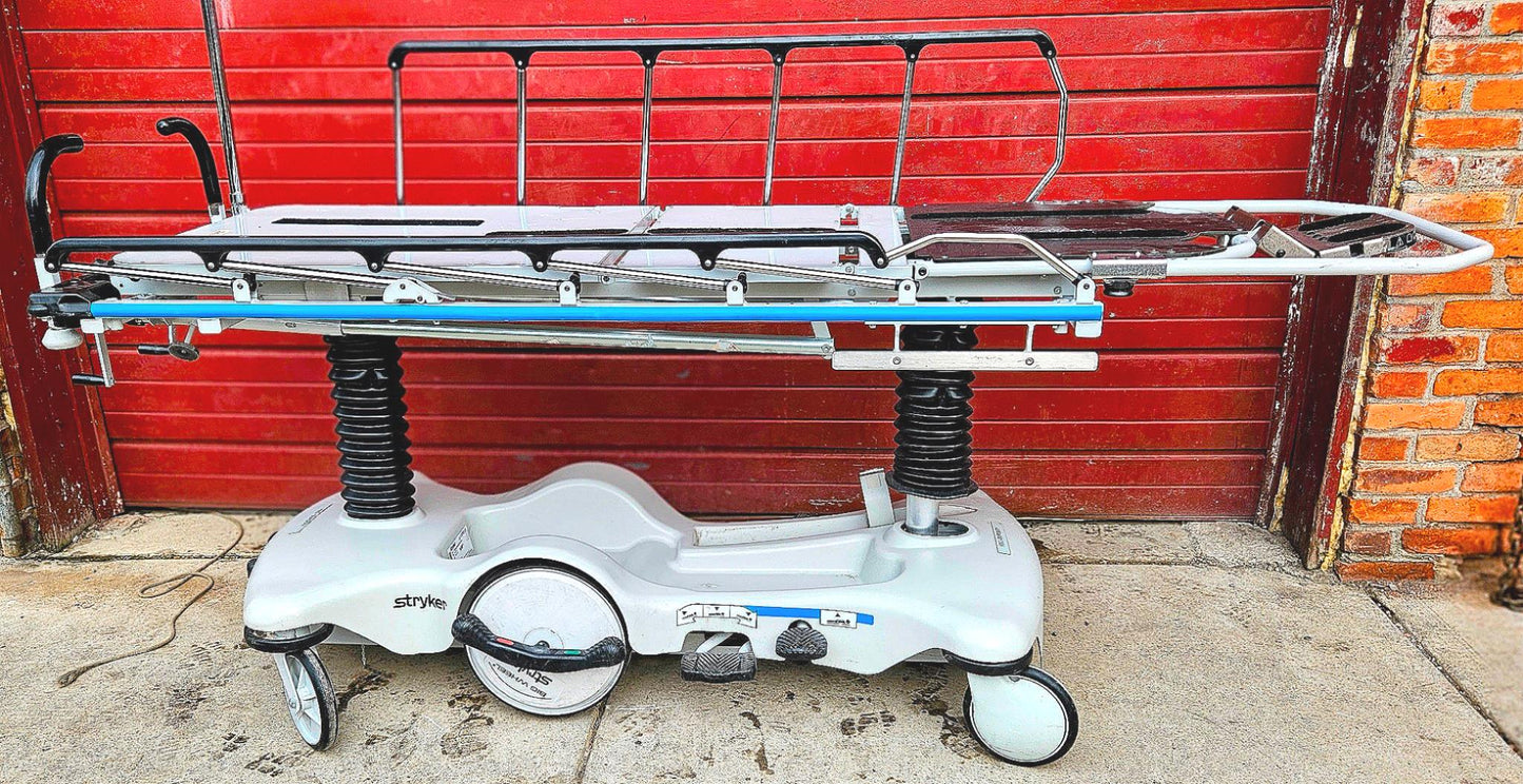 "BIG WHEEL" STRYKER 1079 EYE SURGERY GURNEY NO MATTRESS 90-DAY-WARRANTY FREESHIP