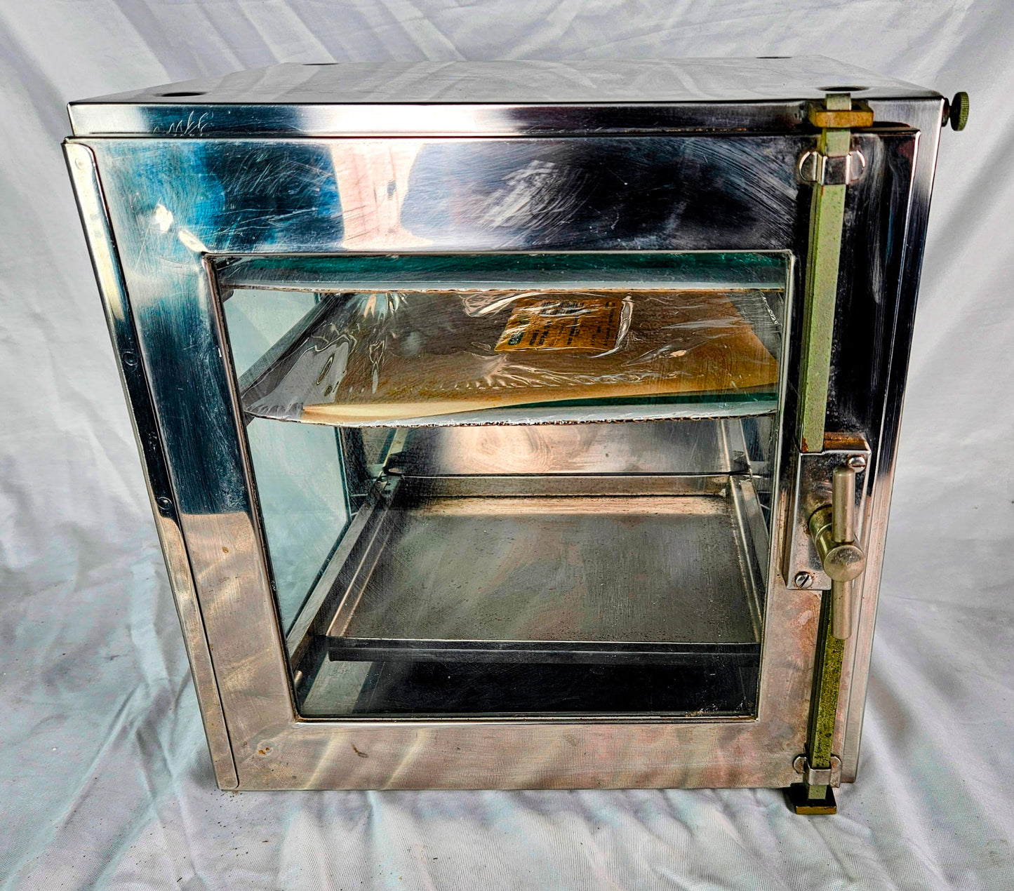 BRINKMANN 12.5 x 12 x 12 DESICCATOR CABINET & BIORAD INNER PLATE 90-DAY-WARRANTY