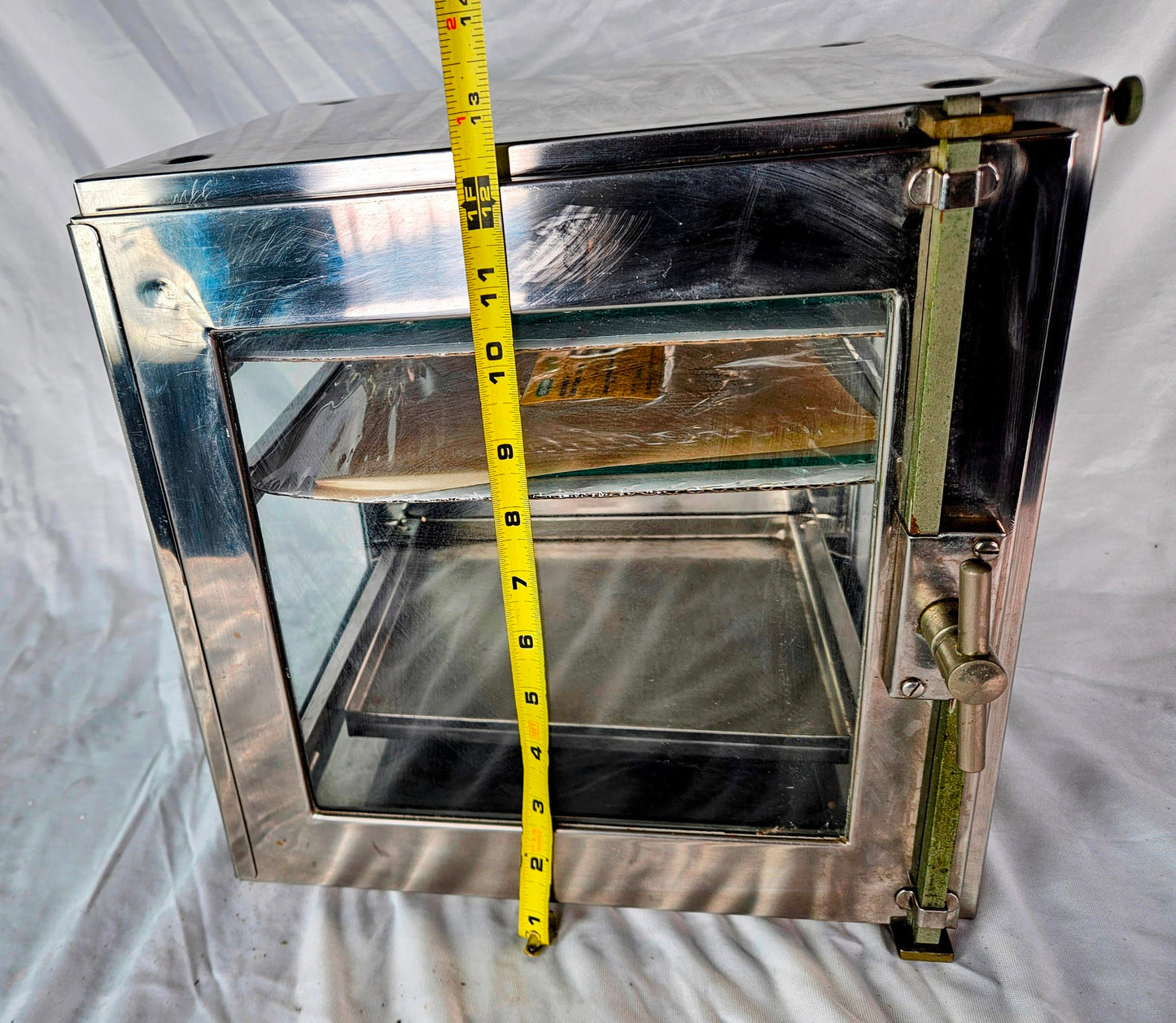 BRINKMANN 12.5 x 12 x 12 DESICCATOR CABINET & BIORAD INNER PLATE 90-DAY-WARRANTY