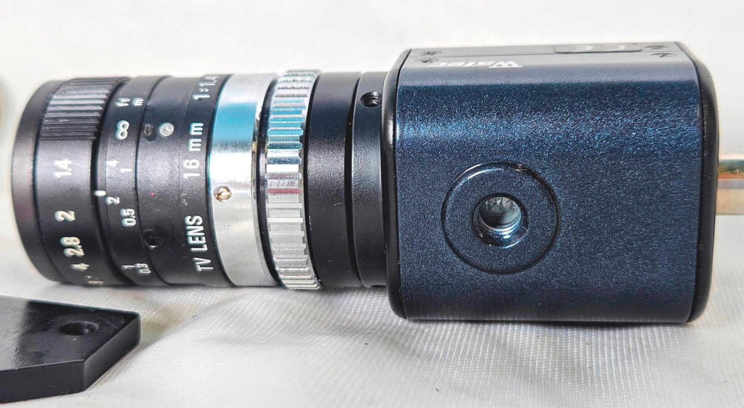 WATEC WAT-902H W85BC PENTAX 16mm 1:1.4 TV CAMERA LENS 90-DAY-WARRANTY FREE SHIP