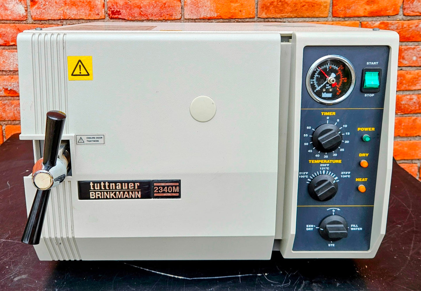 120-DAY-WARRANTY TUTTNAUER 2340M BENCHTOP AUTOCLAVE 1400W & MANUAL FREE-SHIPPING