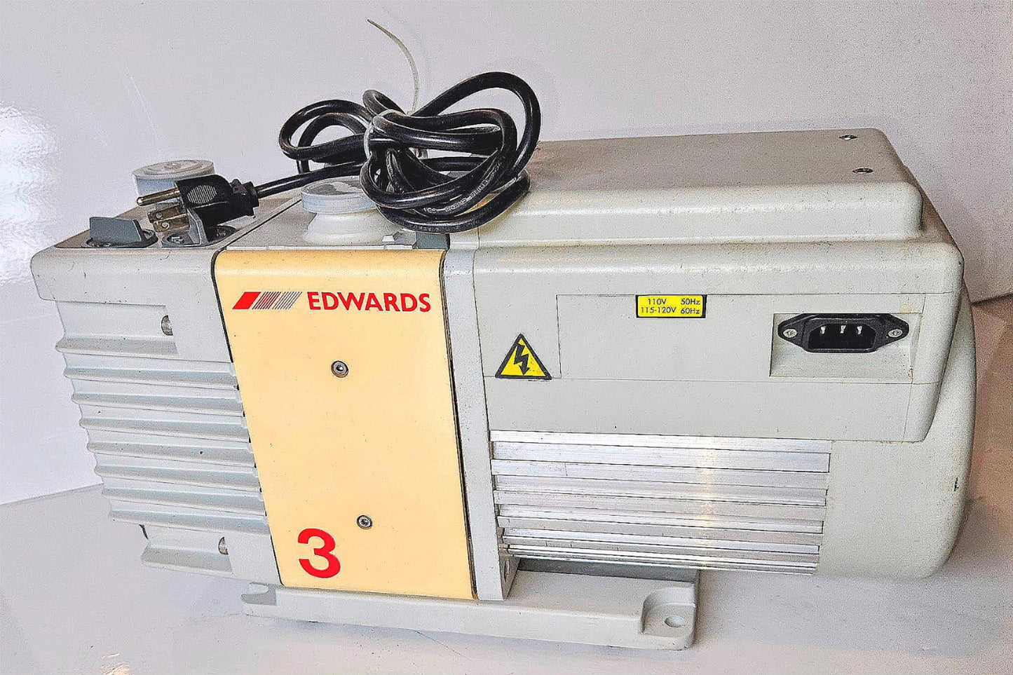 100% REBUILT EDWARDS RV3 VACUUM PUMP ORIGINAL BOX & OIL 90DAYWARRANTY WATCHVIDEO