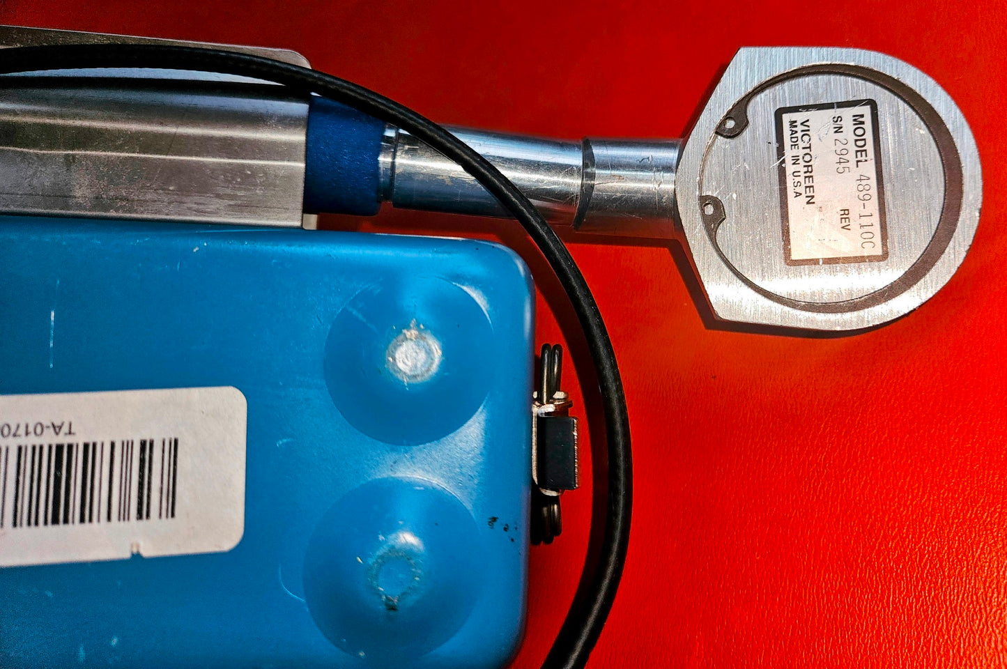WARRANTY WES B JOHNSON GSM115 GEIGER COUNTER VICTOREEN 489-110C PROBE WatchVideo