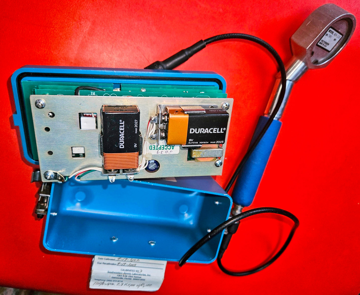 WARRANTY WES B JOHNSON GSM115 GEIGER COUNTER VICTOREEN 489-110C PROBE WatchVideo