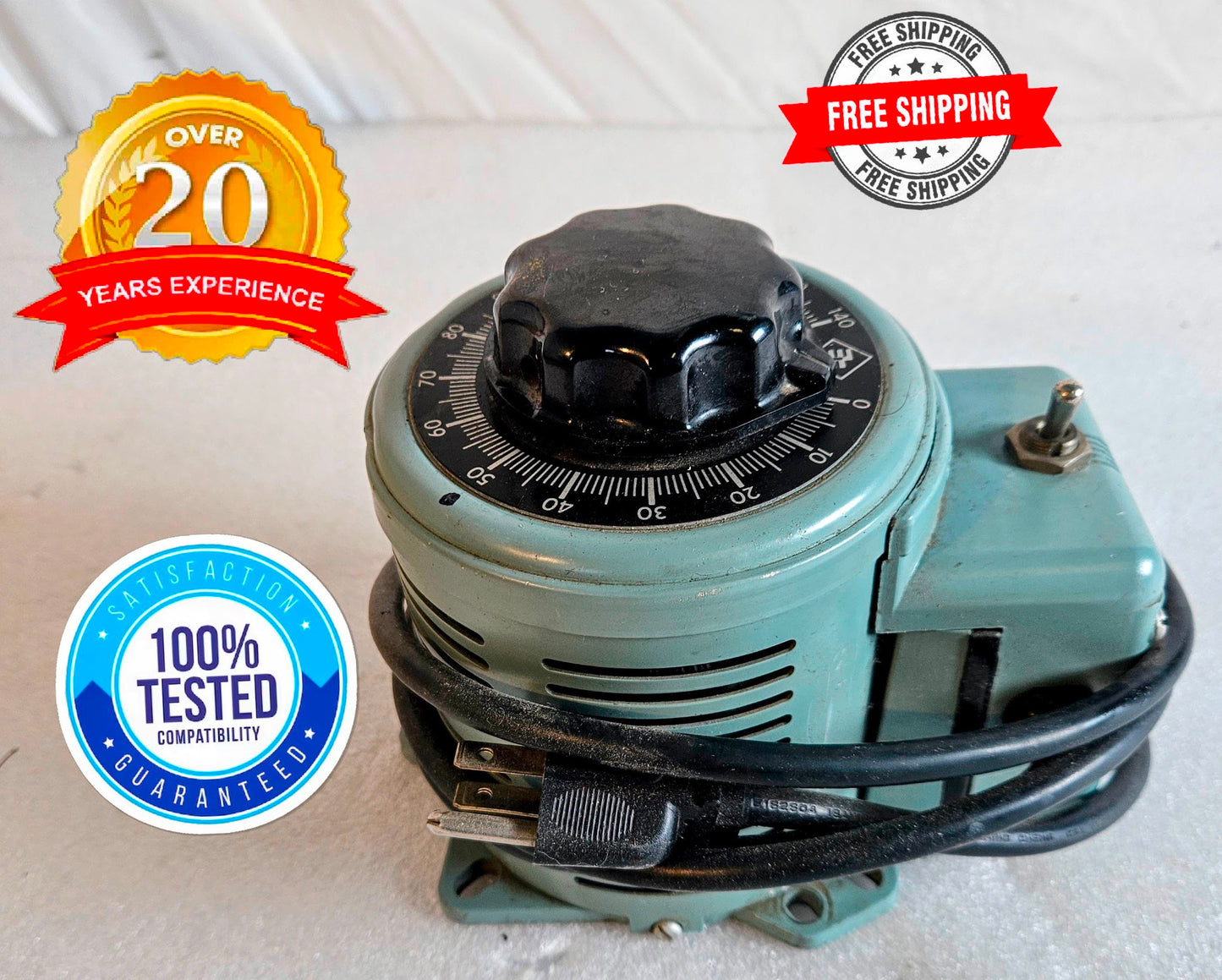 WARRANTY SUPERIOR POWERSTAT 3PN116B VARIAC VARIABLE TRANSFORMER 7.5AMP FREE-SHIP