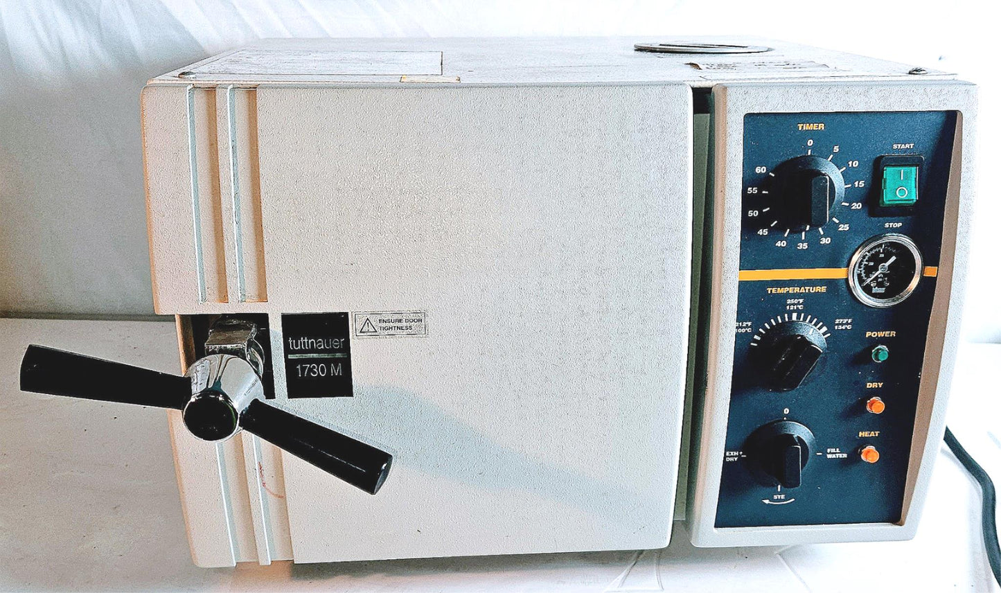 120-DAY-WARRANTY TUTTNAUER® 1730M AUTOCLAVE STEAM STERILIZER with TRAY FREE SHIP