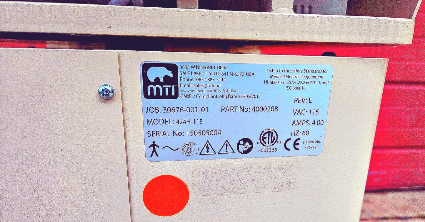 120-DAY-WARRANTY MTI® 424-115 PROCEDURE POWER CHAIR FREE SHIP