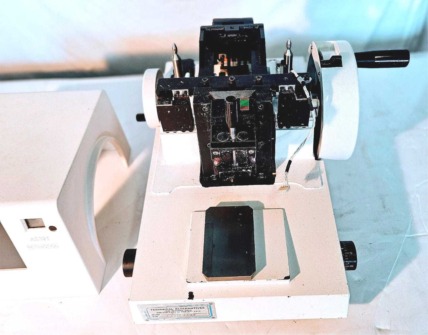 120DAYWARRANTY SHANDON RETRACTION AS325 MICROTOME MANUAL BONUS TISSUE-TEK BLADE